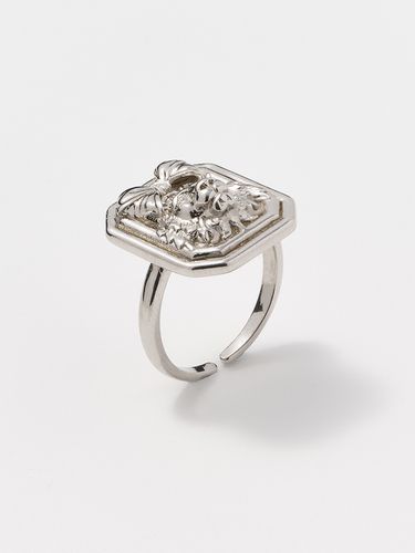 Alice Lion Open Ring_Silver - Le masque - Modalova