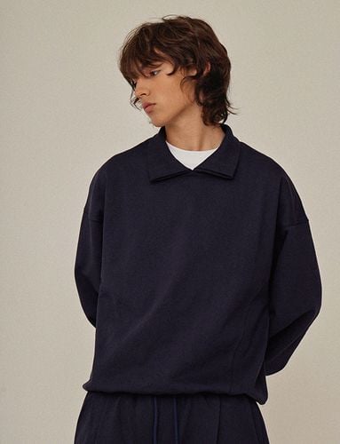 Daily Cotton Collar Sweatshirt () - ease - Modalova