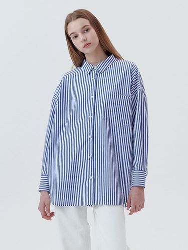 Basic Pocket Cotton Shirt_Stripe - LeftSeoul - Modalova