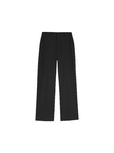 Slit Wide Fit Pants _ Black - ADHOC - Modalova