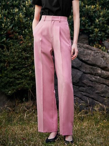 WOMAN Soft Wide Slacks_Pink - GENERAL IDEA - Modalova