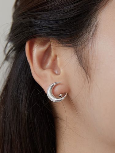 New Moon Ear Jacket Earrings - TATIANA - Modalova