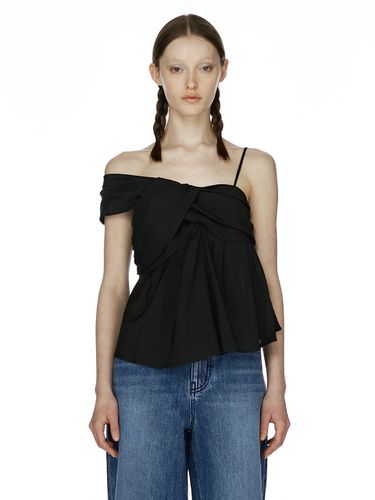 Silky Twisted Top_Black - Burmula - Modalova