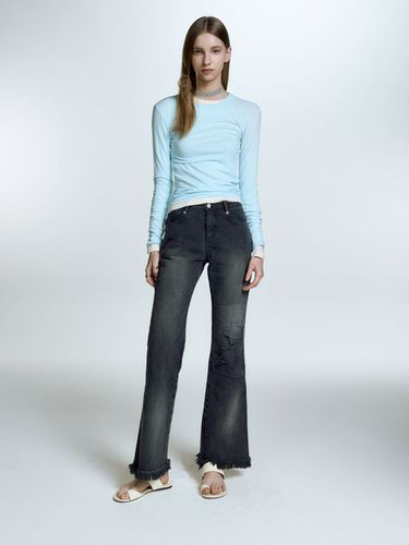 Simple Layering Long Sleeve Top - sllow garments - Modalova