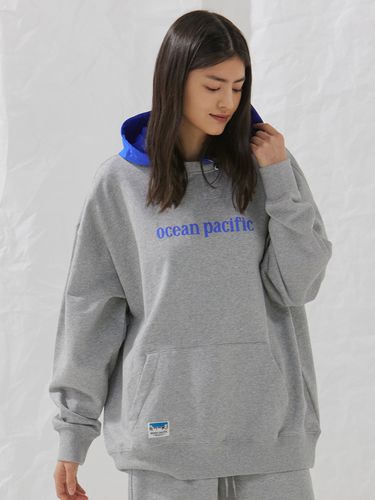 Nylon Hooded Sweatshirt (Melange) - Ocean Pacific - Modalova