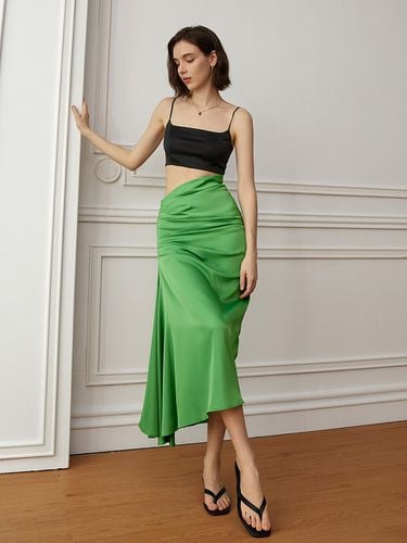 YY_Elegant Wrinkled Irregular Skirt - yyiam - Modalova