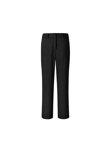 Tapered Fit Slacks Pants _ Black - ADHOC - Modalova