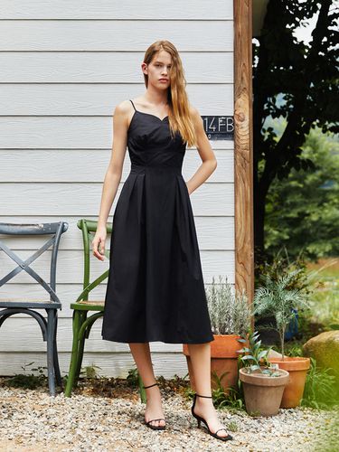 Heart Binding Dress_Black - LETQSTUDIO - Modalova