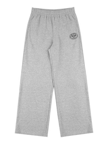 Women Tennis Wide Leg Sweatpants - Melange - bensherman - Modalova