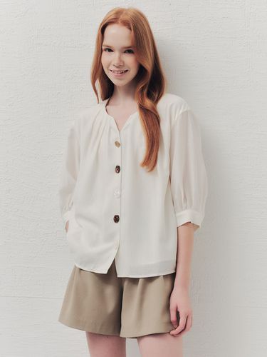 WED_French Linen Button Blouse - We’Dee - Modalova