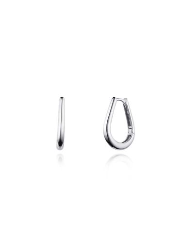 Silver One Touch Earring U0130 - STONEHENgE - Modalova