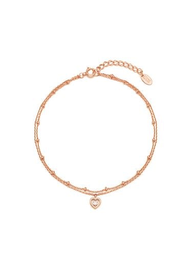 Silver Heart Anklet SC1770 - STONEHENgE - Modalova