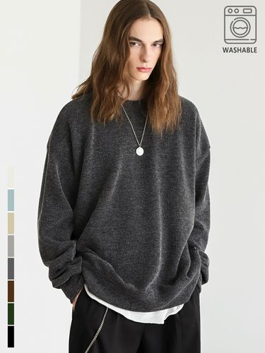 Flex Ribbed Overfit Round Knit_8 Colors - AVANDRESS - Modalova