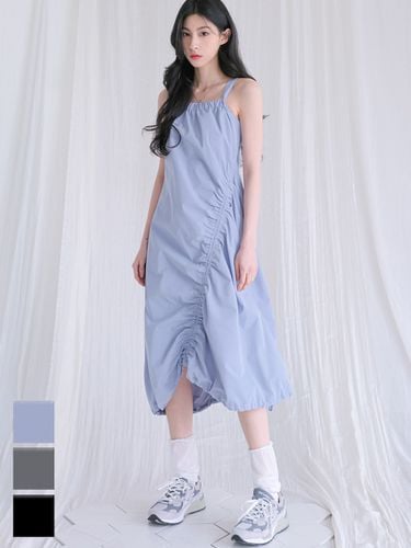 Shell Wrinkled Long Dress_3 Colors - AVANDRESS - Modalova