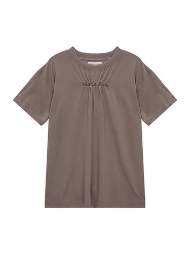 Matin Logo Shirring Top - Matin Kim - Modalova