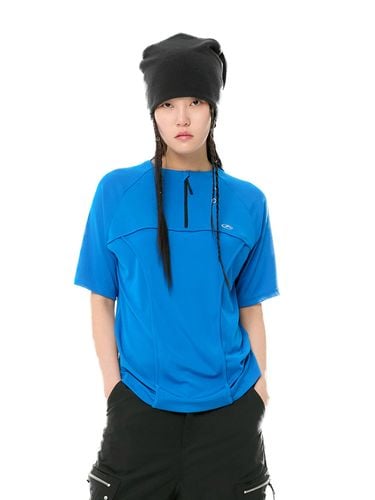 Line Zip-up T-shirt_Blue - ANOTHERYOUTH - Modalova