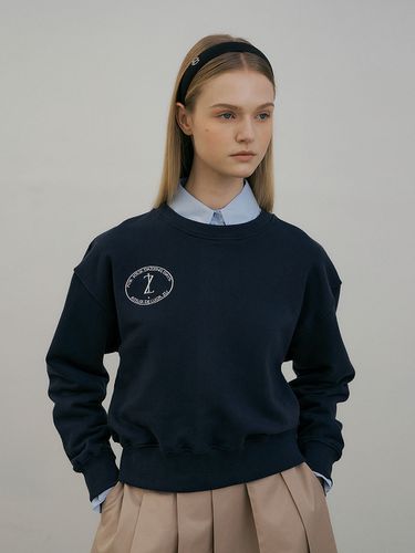 Classic Sweatshirt - Navy - Lucirzu - Modalova