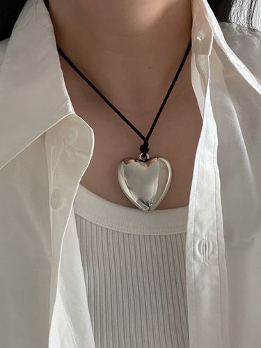 Big Heart Necklace - OUI SAY YES! - Modalova