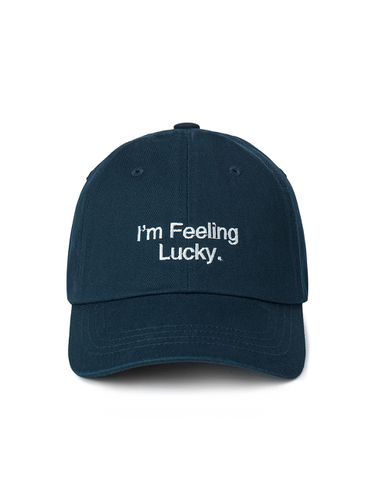 I am Feeling Lucky Cotton Cap (Navy) - CONTEMENT - Modalova