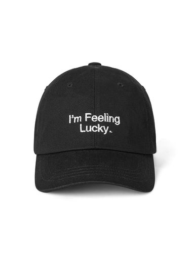 I am Feeling Lucky Cotton Ball Cap (Black) - CONTEMENT - Modalova