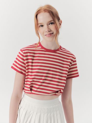 WED_Modern Stripe Crop Top - Red - We’Dee - Modalova