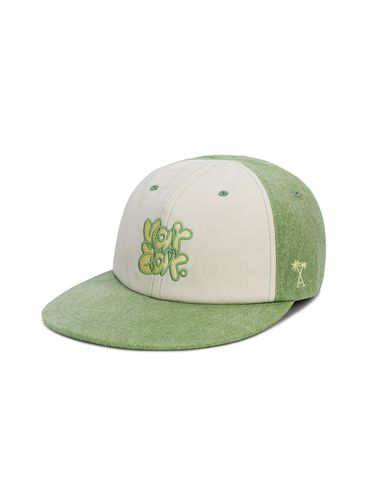 Graffiti Two-tone Ordinary Ball Cap_Green - VARZAR - Modalova