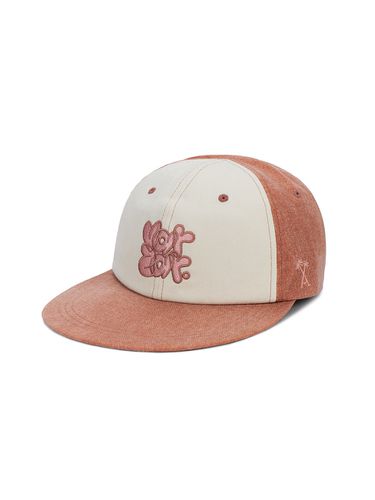 Graffiti Two-tone Ordinary Ball Cap_Brown - VARZAR - Modalova