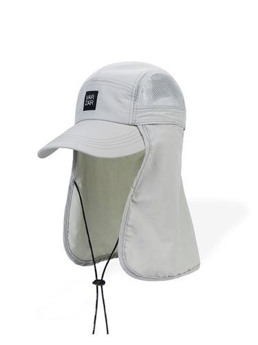 Reflecting Logo Sun Shield 2 Way Camp Cap_Gray - VARZAR - Modalova