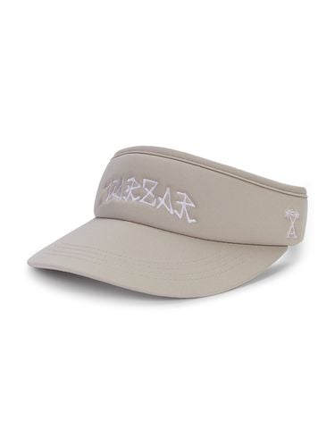 Palm Tree Logo Sun Cap_Beige - VARZAR - Modalova