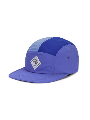 Multi Color Palm Tree Label Camp Cap_Blue - VARZAR - Modalova