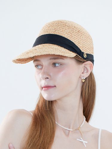 HAS Logo Raffia Hat - HAS - Modalova