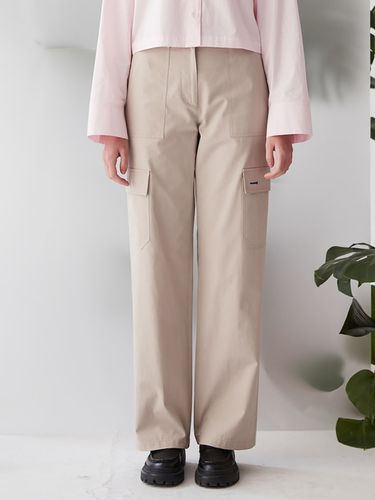 Cotton Cargo Pants _Beige - kuho plus - Modalova