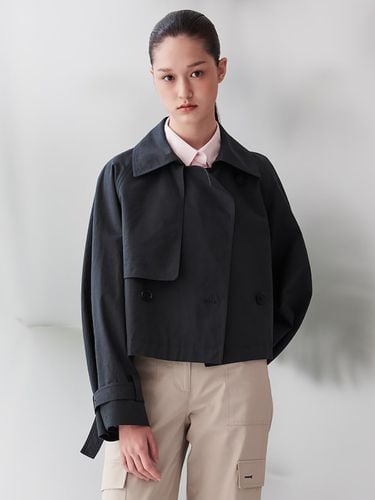 Signature Button Point Short Trench Coat - kuho plus - Modalova