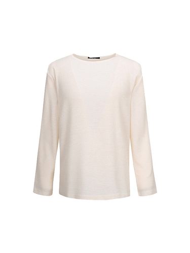 Boat Neck Jersey T-Shirt _ - ADHOC - Modalova