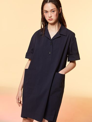 Signature Cocoon-fit Dress - Navy - kuho plus - Modalova