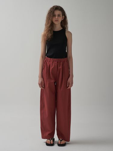 Cotton Stitch Band Pants - MOTT - Modalova