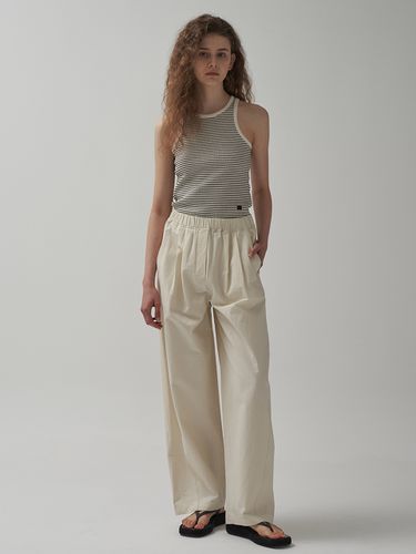 Cotton Stitch Band Pants - MOTT - Modalova