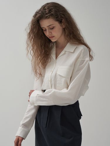 Cotton Open Collar Shirt - MOTT - Modalova