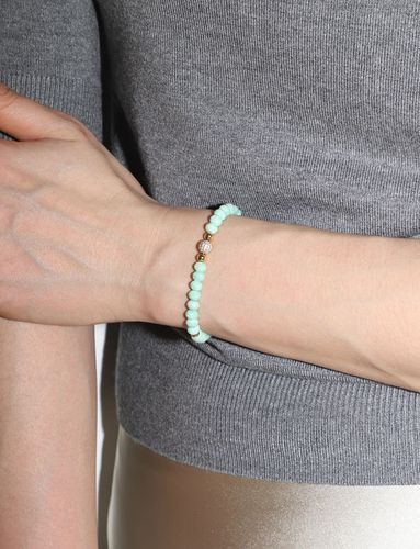 Gold Amazonite Gemstone Bracelet - AEKKI - Modalova