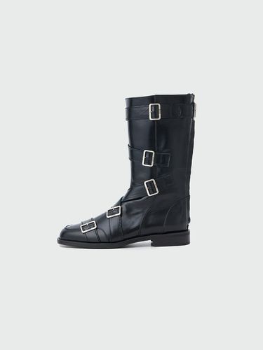 XENDA Buckle Strap Boots_Black - EENK - Modalova