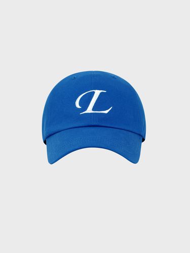 Cotton Chino Ball Cap _ Blue - LIEU HOMME - Modalova