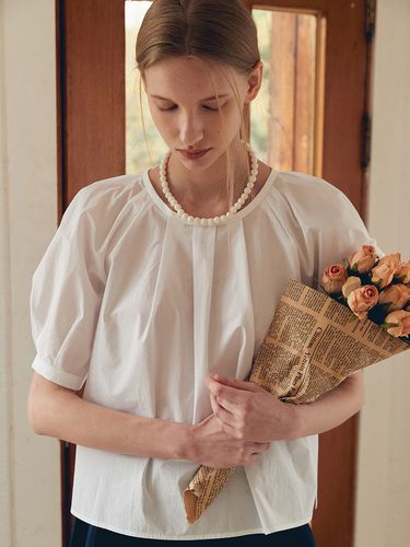 Raglan Balloon Blouse - Off White - MOAT - Modalova