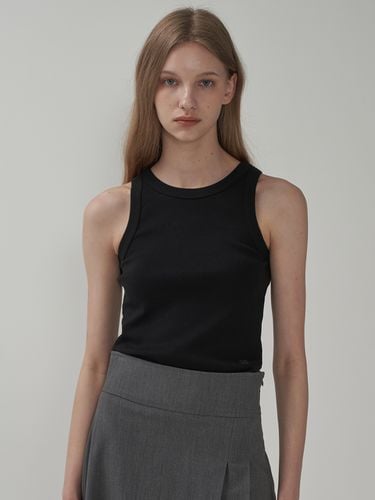 Ribbed Sleeveless_Black - MOTT - Modalova