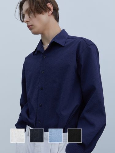 All-Day Crinkle Overfit Shirt (4 Colors) - Trip LE Sens - Modalova