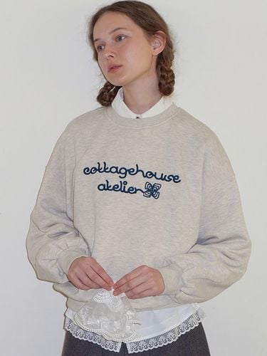 Atelier Handle Embroidery Sweatshirt - cottagehouse - Modalova