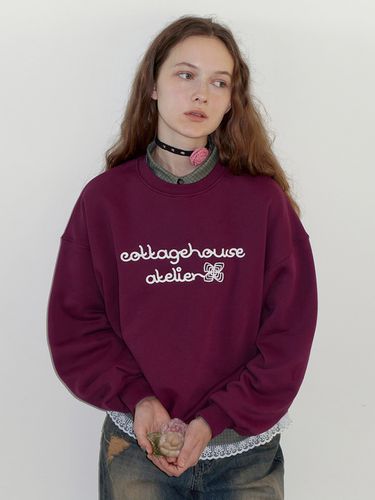 Atelier Handle Embroidery Sweatshirt - cottagehouse - Modalova