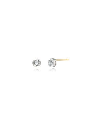 Cutting Frame Cubic Earrings - STONEHENgE - Modalova