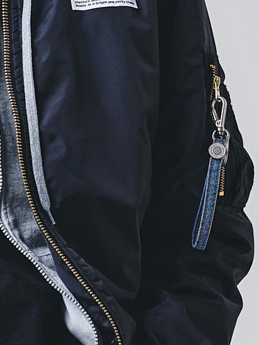 Denim Loop Key Chain - Indigo - reflyperky - Modalova