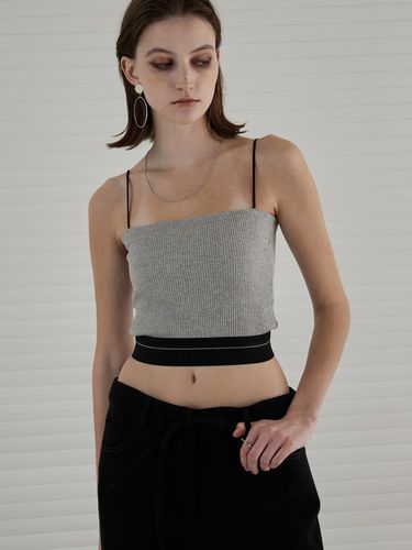 Banding Sleeveless Top (Grey) - SIGREAT - Modalova