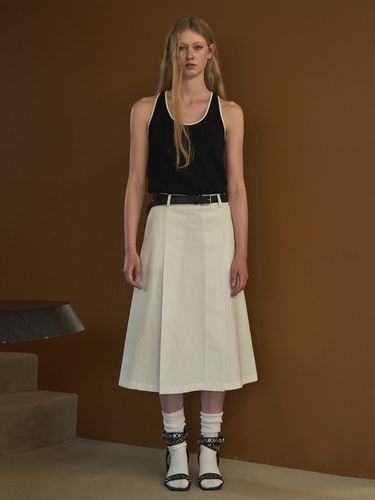 Flare Belt Skirt - SIGREAT - Modalova